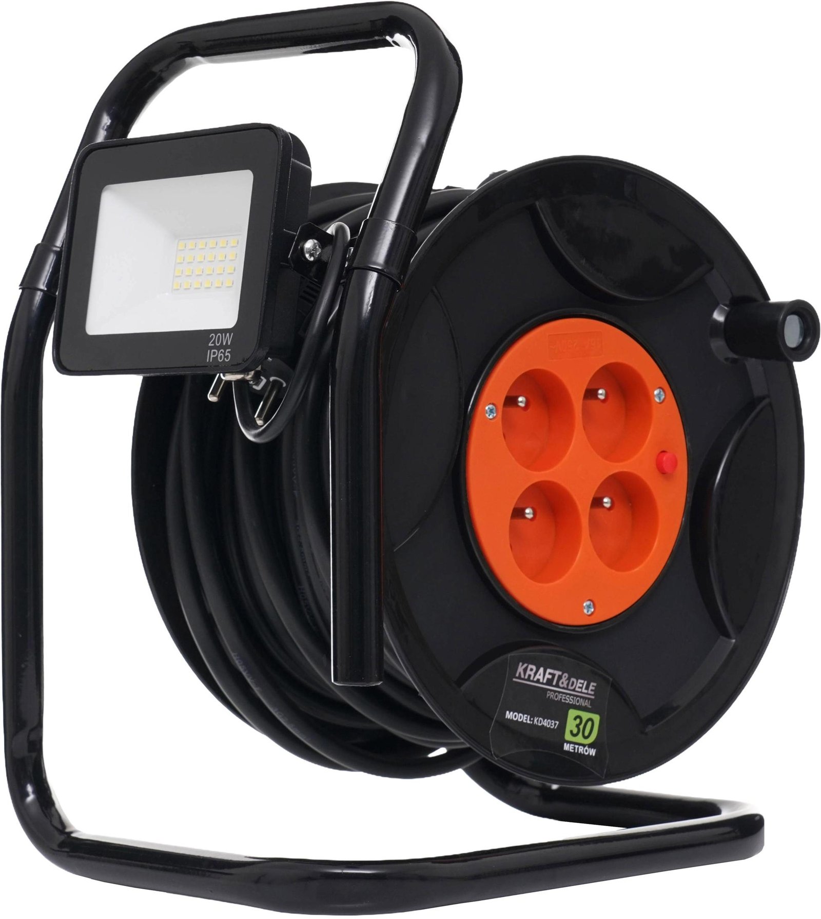 Prailgintojas su rite 30m + 20w LED šviestuvas - Sodrinta.lt