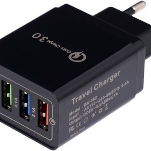 Ładowarka sieciowa QUICK CHARGE 3.0 KD1239 - Sodrinta.lt