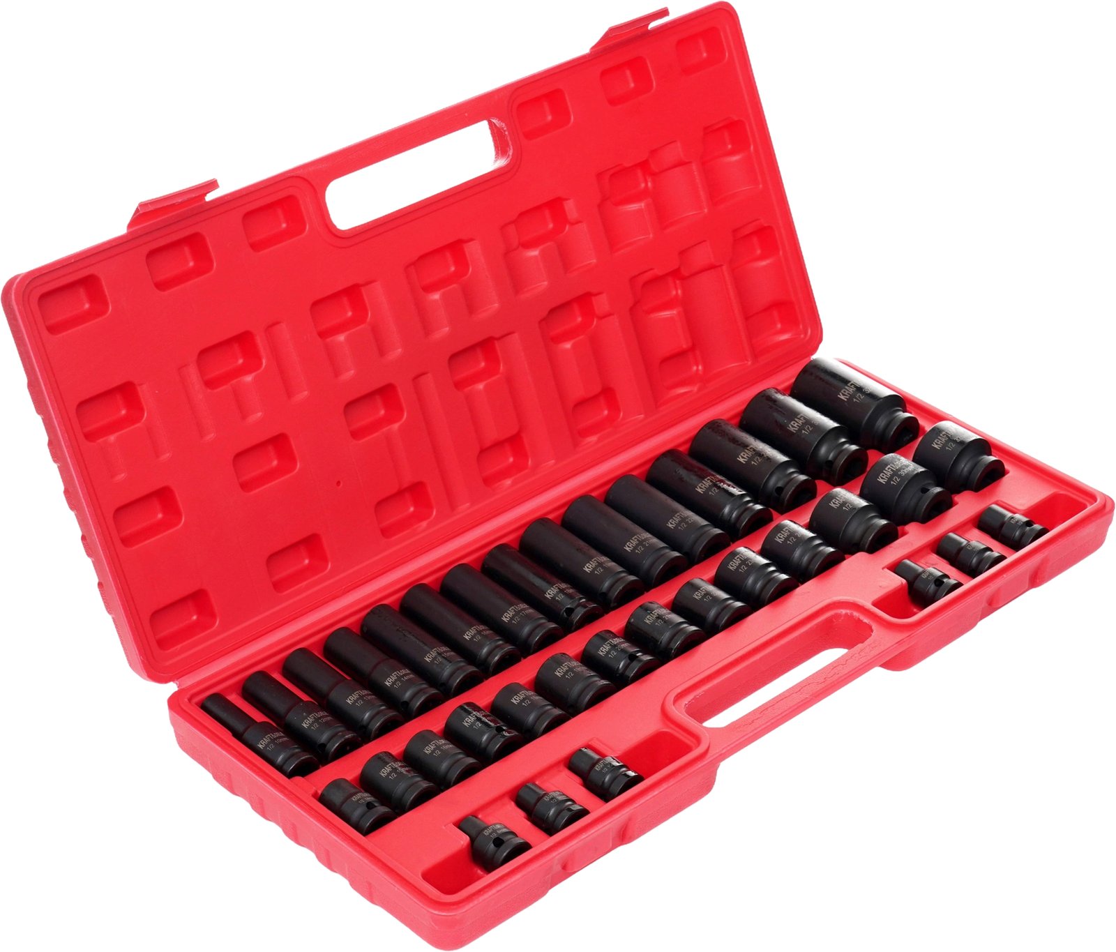 Smūginės galvutės 1/2" 35 vnt. rinkinys KD11757 - Sodrinta.lt