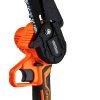 Mini akumuliatorinis grandininis pjūklas 21V 6 colių Kraftdele KD10626 - Sodrinta.lt