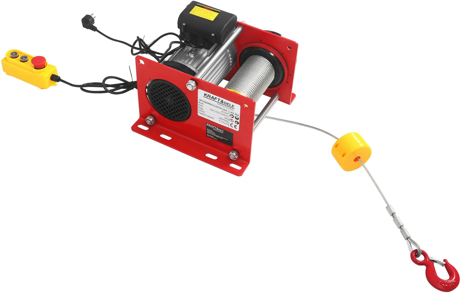 Elektrinis statybinis keltuvas 30 m 500/999 kg KD1649 - Sodrinta.lt