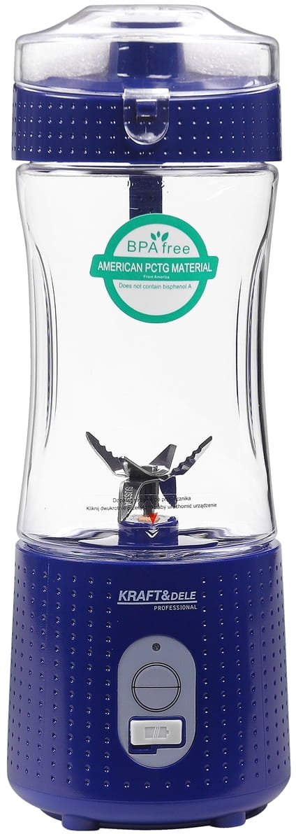 Blender akumulatorowy USB-C 380ml / 2x3000mAh KD4171 - Sodrinta.lt