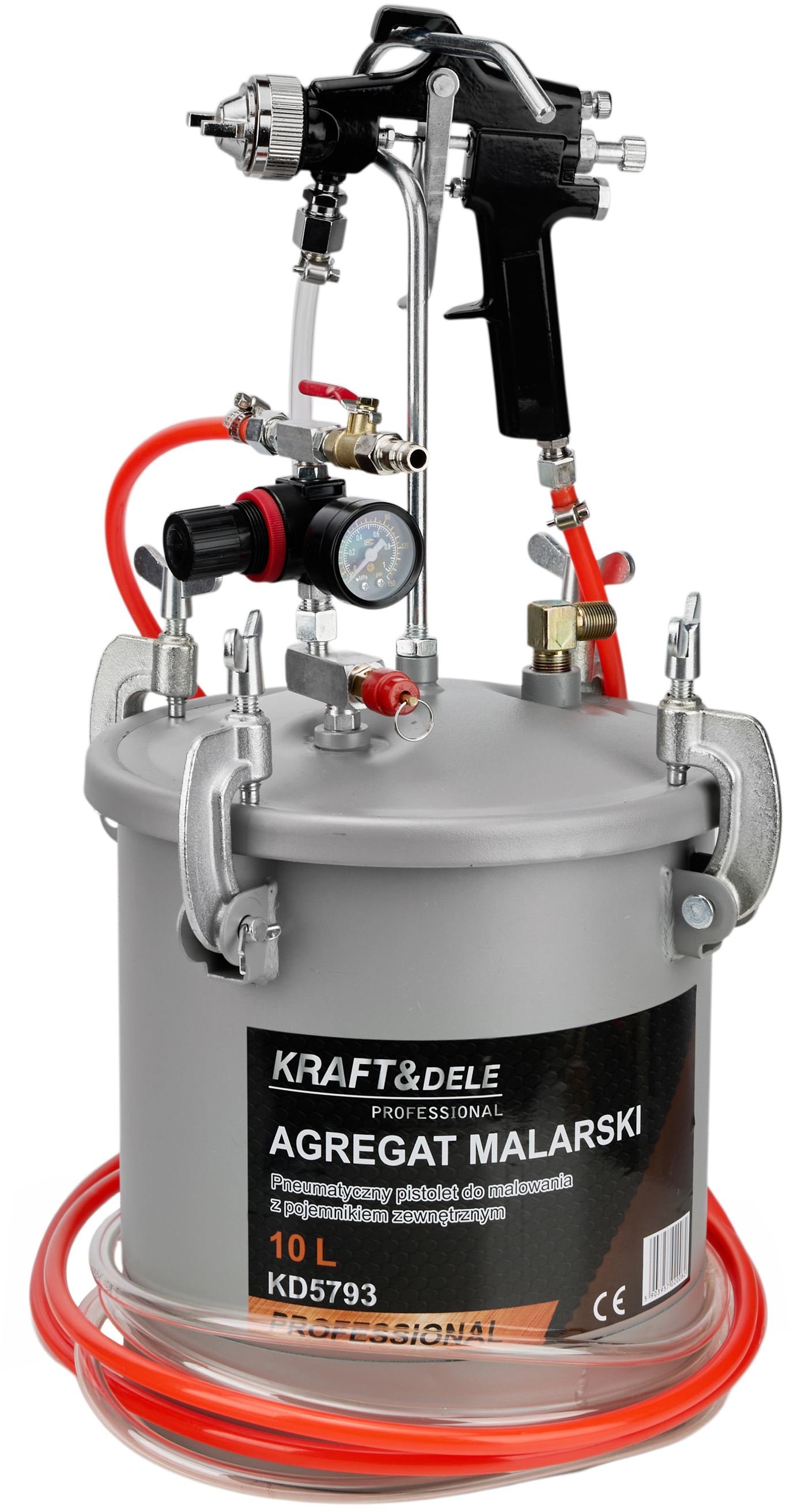 PNEUMATINIS DAŽYMO APARATAS 10L KD5793 - Sodrinta.lt
