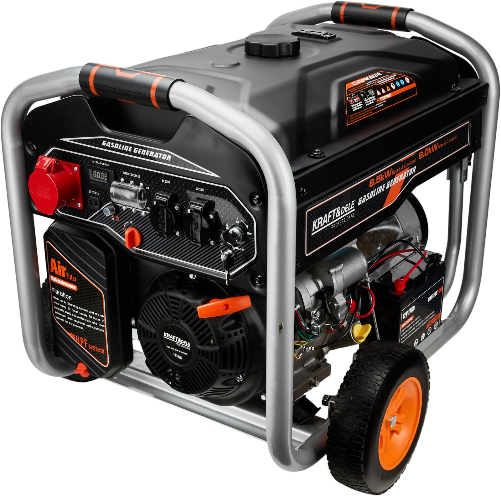 Agregat Prądotwórczy 12V 230V 400V 9kW Benzyna KD3122 - Sodrinta.lt