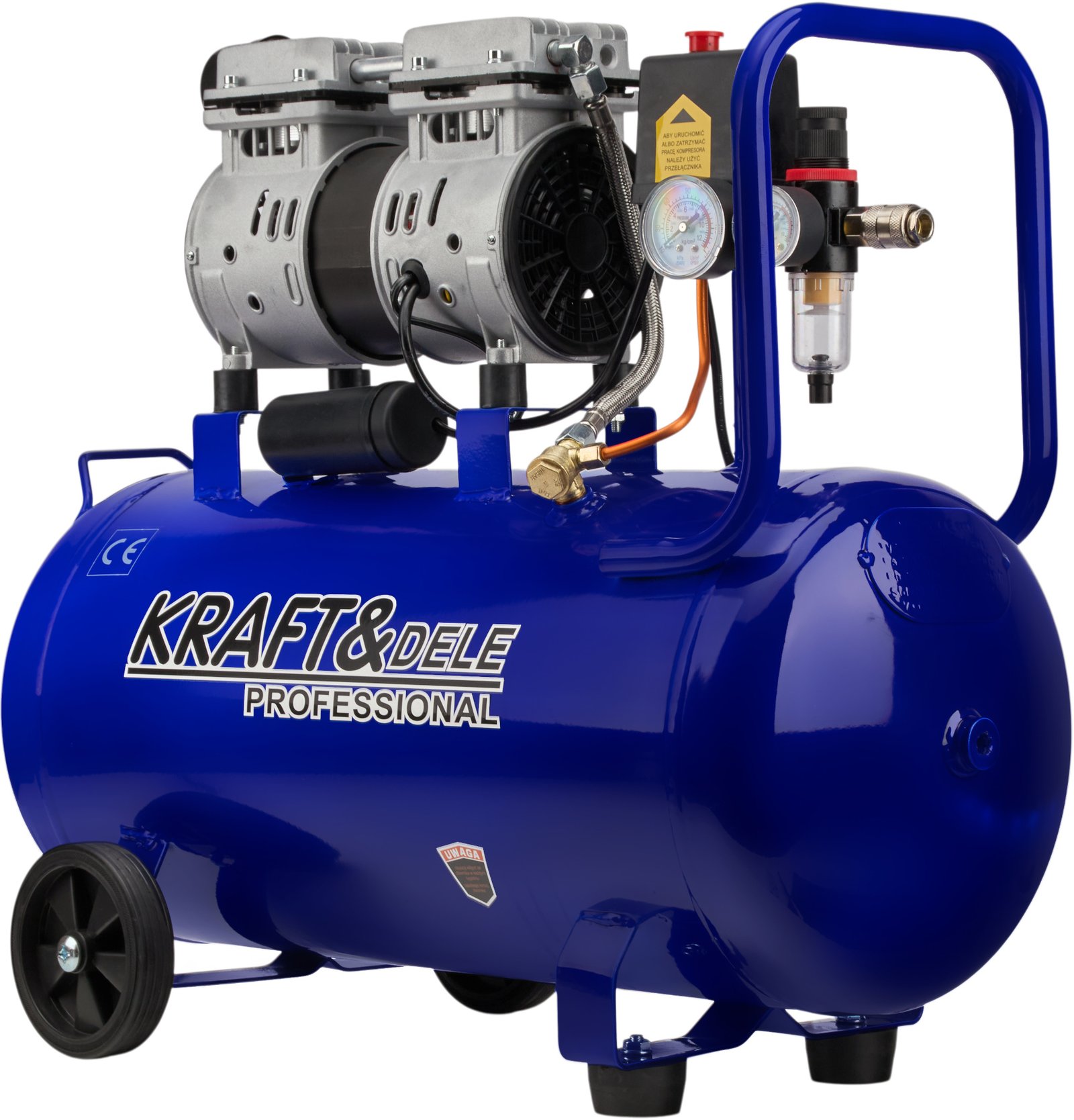 Kompresor bezolejowy 50L 1500W 290L/min KD4048 - Sodrinta.lt