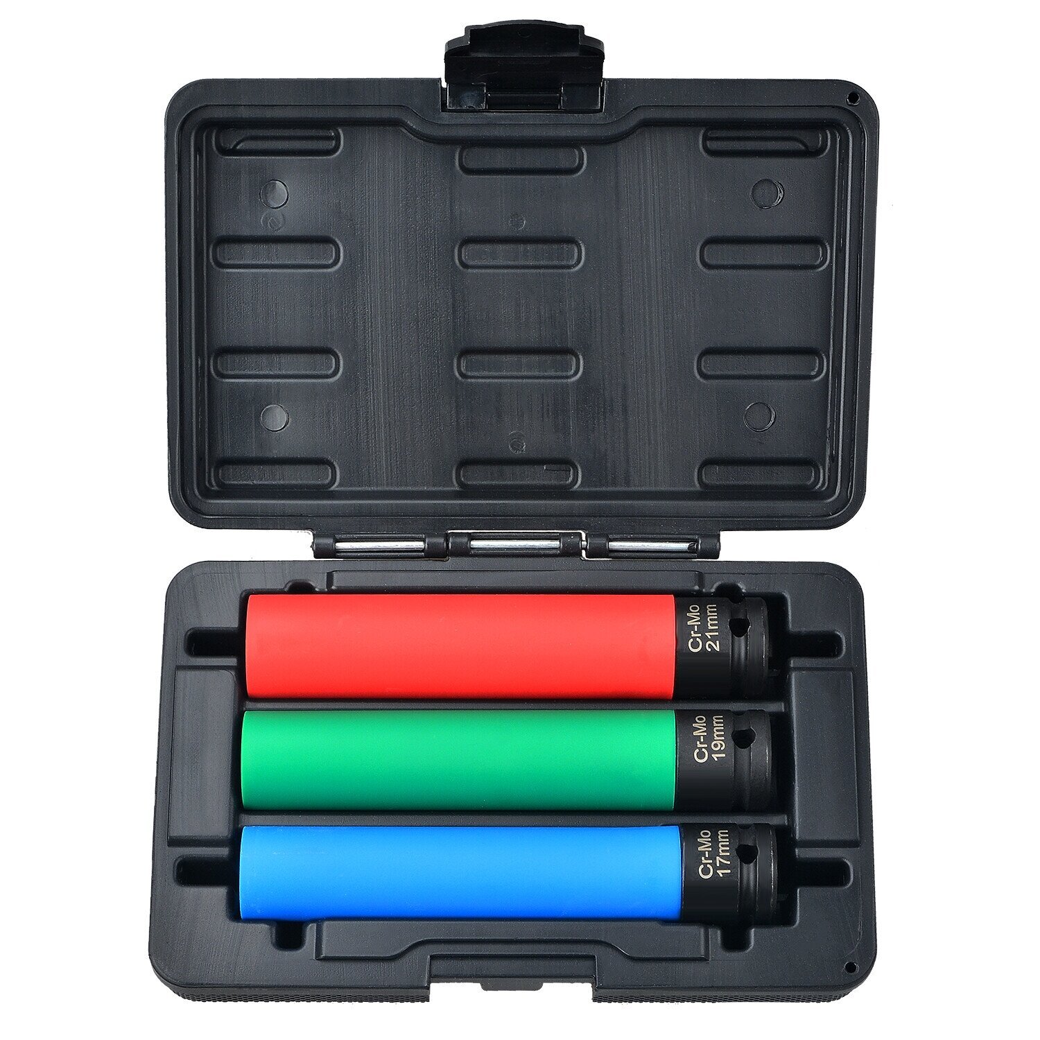 1/2'' Prailgintų smūginių galvučių rato raktams rinkinys 3vnt. L=150mm - Sodrinta.lt