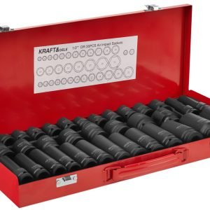 Smūginių galvučių rinkinys 1/2" 35 vnt. KD11756 (Cr-Mo plienas) - Sodrinta.lt