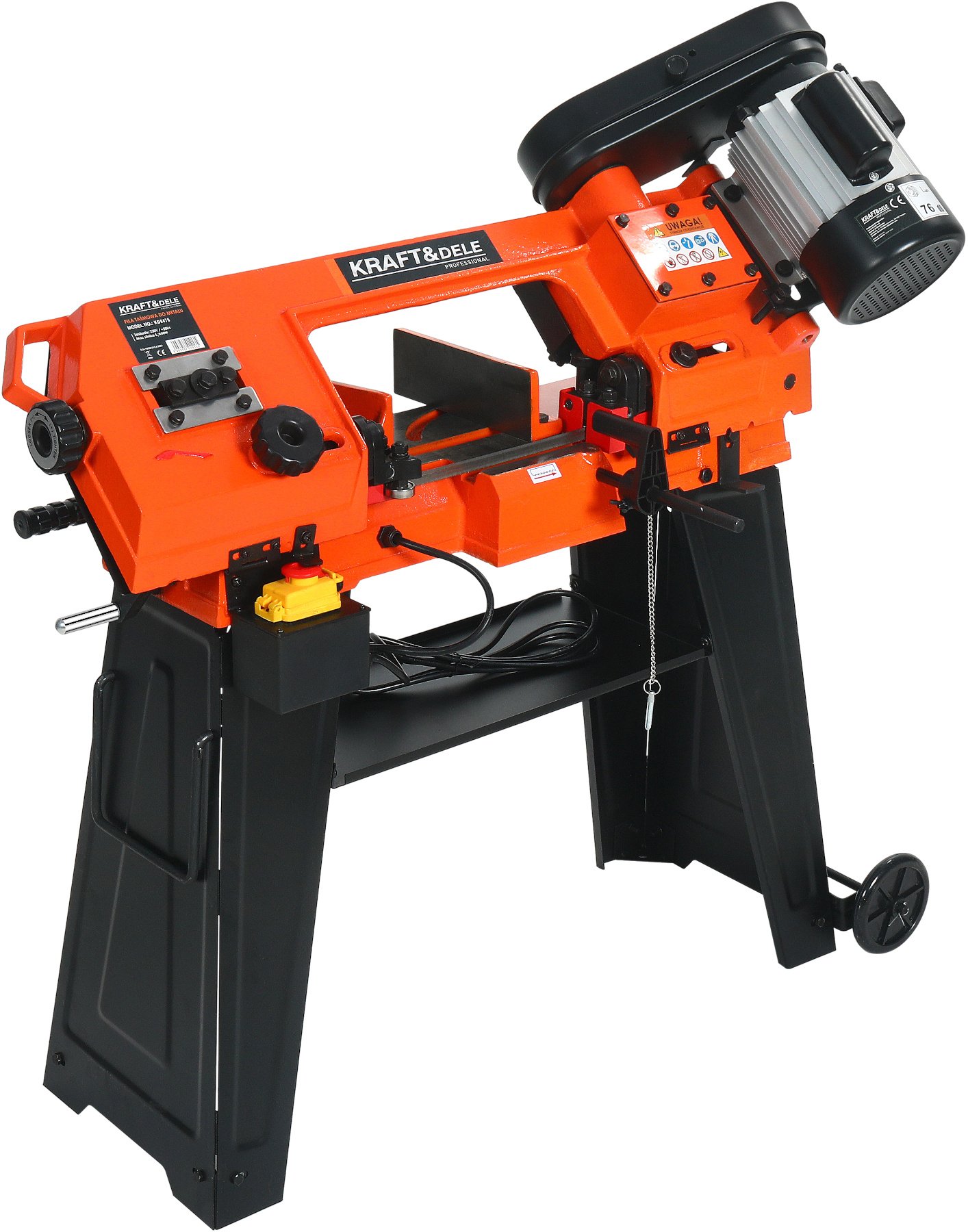 Juostinės metalo pjovimo staklės Kraft&Dele KD5475 | 850W | 110 mm - Sodrinta.lt