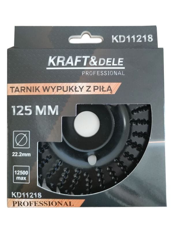 Išgaubtas drožimo diskas su pjūklo dantimis, 125 mm, KD11218 - Image 4