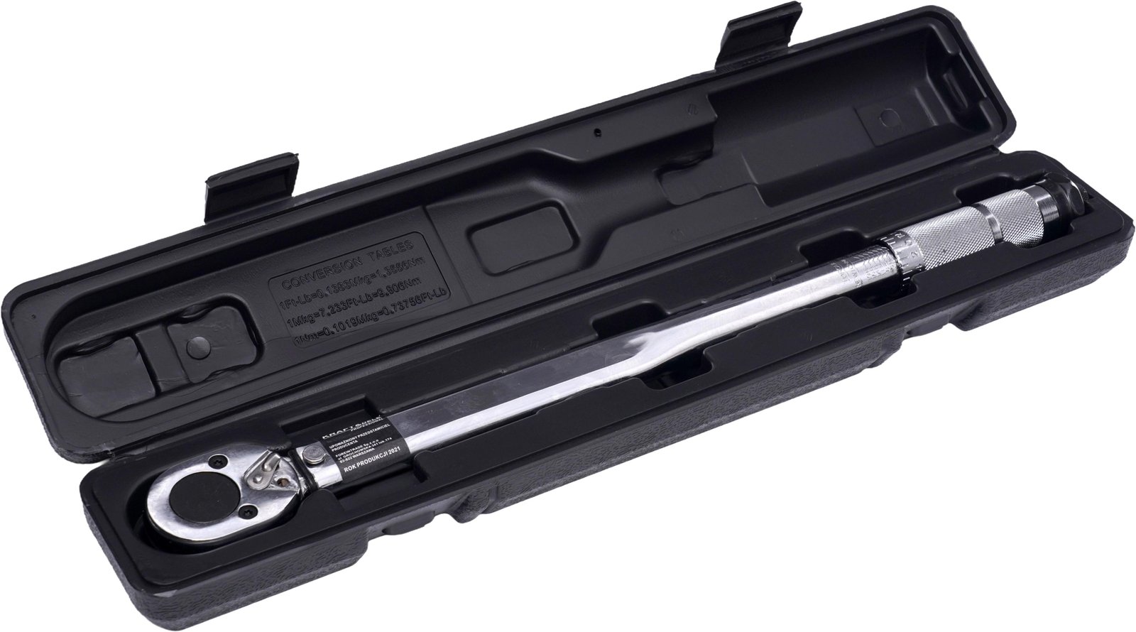 DINAMOMETRINIS RAKTAS 1/2" 28-210Nm KD10203