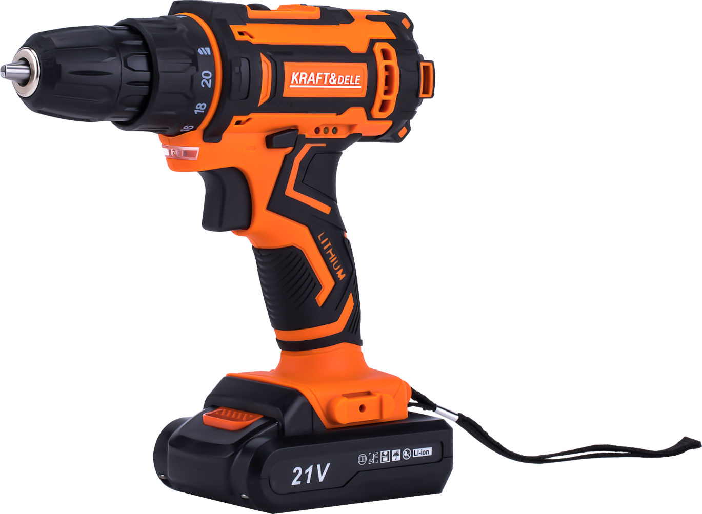 Grąžtų-suktuvų komplektas 21V 2Ah + priedai KD3353