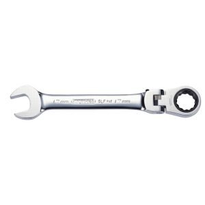 Kombinuotas terkšlinis raktas lanksčia galvute GEAR+ 8mm, KS Tools