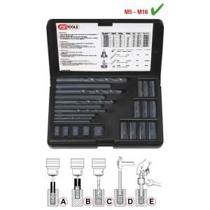 Varžtų išsukimo komplektas M5-M16 25vnt., KS Tools