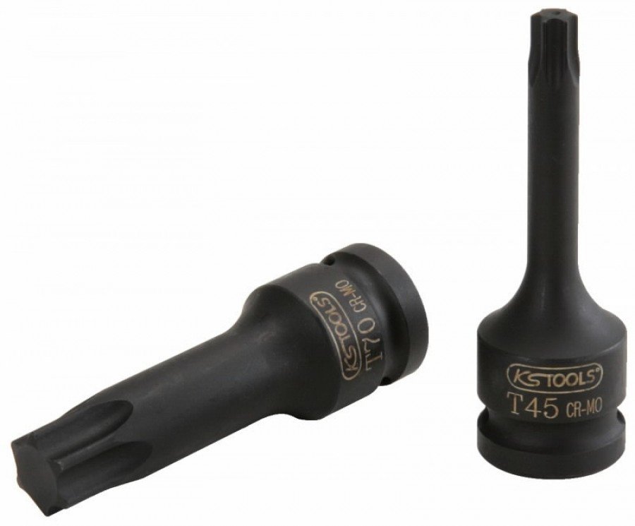 Smūginė galvutė antgalis 1/2" ilga TX55, KS Tools