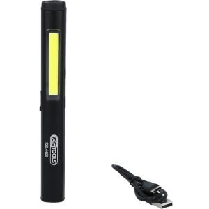 Šviestuvas LED COB su UV-Spot LED ir lazeriniu žymekliu 350 luumen, KS Tools