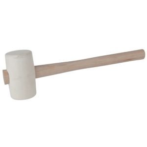 Guminis plaktukas, baltas 735g, KS Tools
