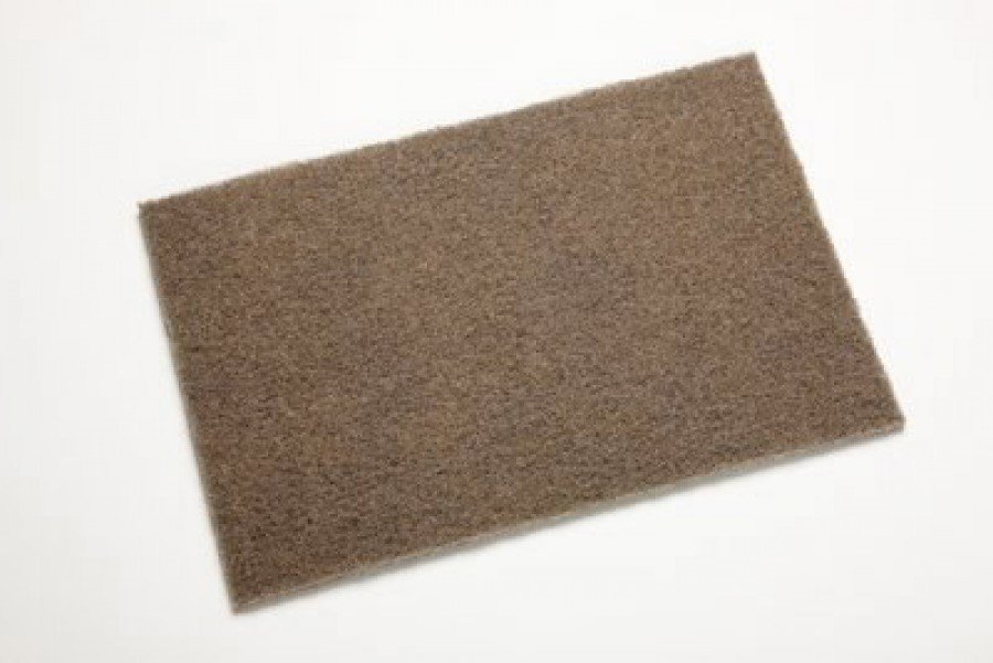 Šlifavimo lapelis Scotch-Brite rudas 158x224mm A MED, 3M
