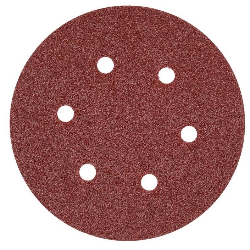 Šlifavimo popierius 150mm (6 skylių) (50vnt) - Image 2
