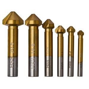 Frezų kūginių medžiui rinkinys (6.3-20.5mm)(6vnt)