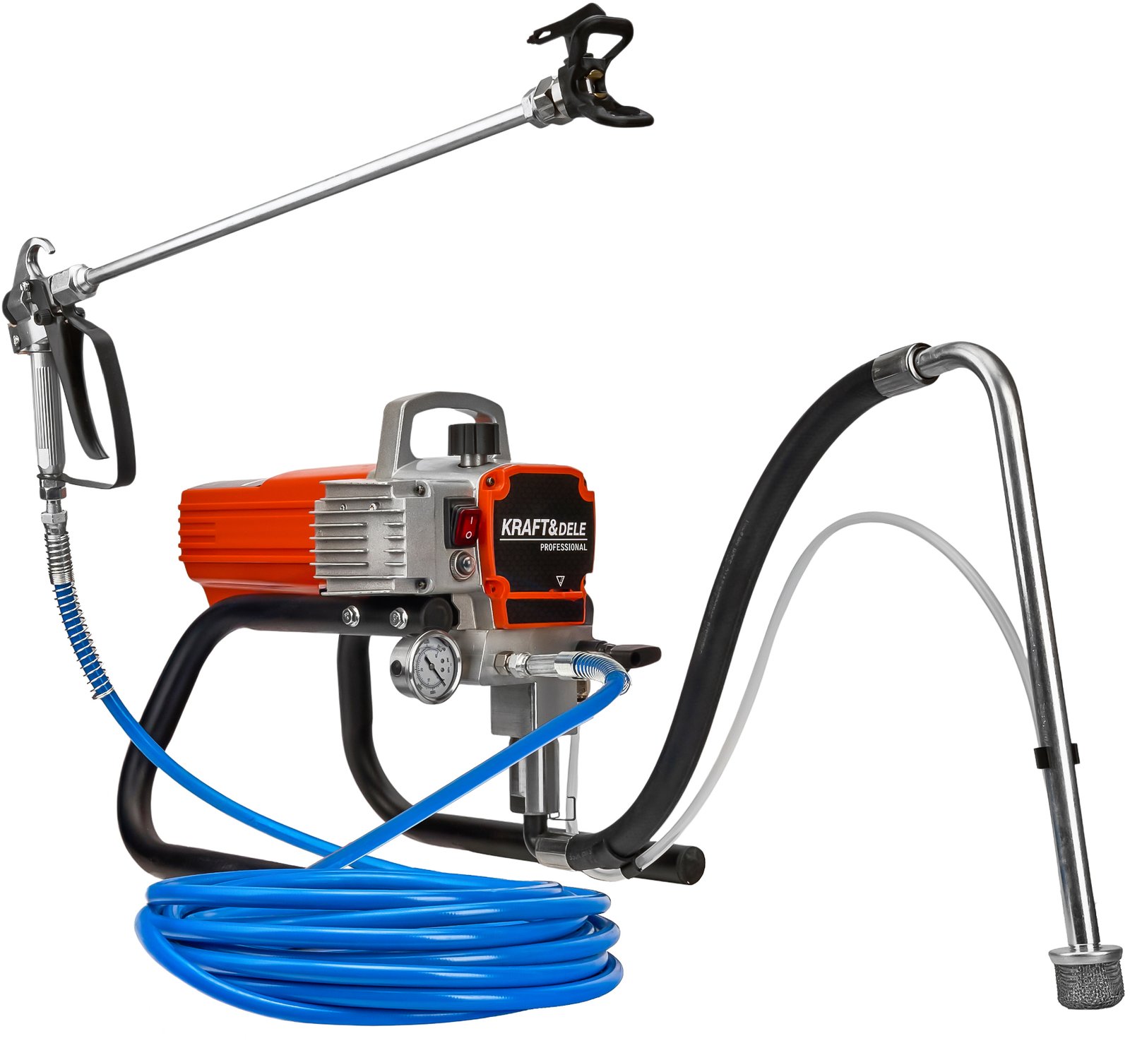 Dažymo agregatas 1500 W, 2,5 l/min su priedais KD5796 - Image 2