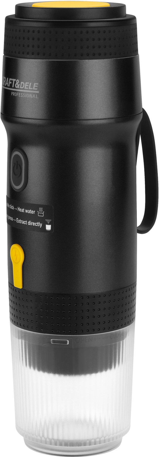 Nešiojamas kavos aparatas 125 W, 3 viename KD4284 - Image 5