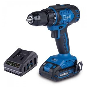 Akumuliatorinis suktuvas/gręžtuvas BC-DD60-X 20V, set S (2Ah + charger), Scheppach