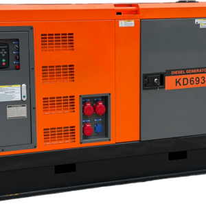 Dyzelinis trifazis elektros generatorius 60,5kW/66W, 220V/380V Kraftdele KD693