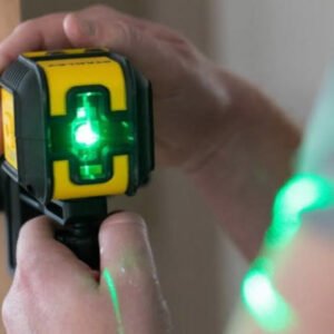 Lazerinis nivelyras CUBIX green su dėklu ir spaustuvu, Stanley