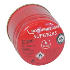 C 200 Supergas balionėlis su dujomis, 190 ml, Rothenberger