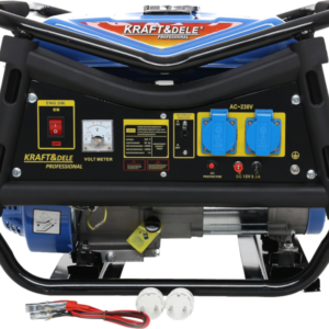 Benzininis vienfazis elektros generatorius keturtaktis Kraft & Dele KD141 2800 W