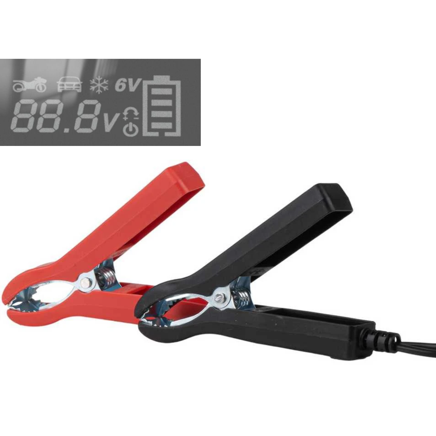 Įkroviklis akumuliatoriui automatinis LCD 12/24V 10A 240Ah - Image 2