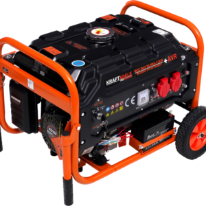 Benzininis vienfazis elektros generatorius KRAFT&DELE 3500W 12/230V (KD162)
