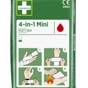 Sterilus žaizdų tvarstis 4-in-1 Mini 6cm x 3m, Cederroth