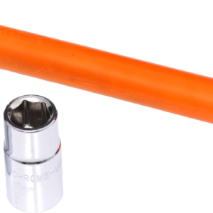Teleskopinis veržliaraktis su žiedinėmis galvutėmis 17x19 mm ir 21x23 mm KD10565