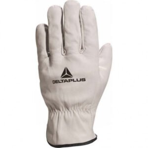 Pirštinės, karvės oda, pilkos 10, Delta Plus