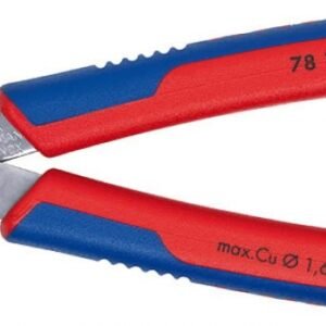 Elektronikos žnyplės 125mm INOX su prispaudimu, Knipex