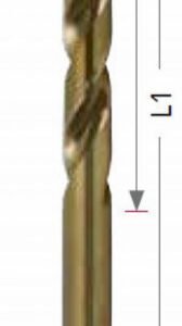 Metalo grąžtas DIN338 HSSE-Co5 Ø8,2mm 10vnt., Exact