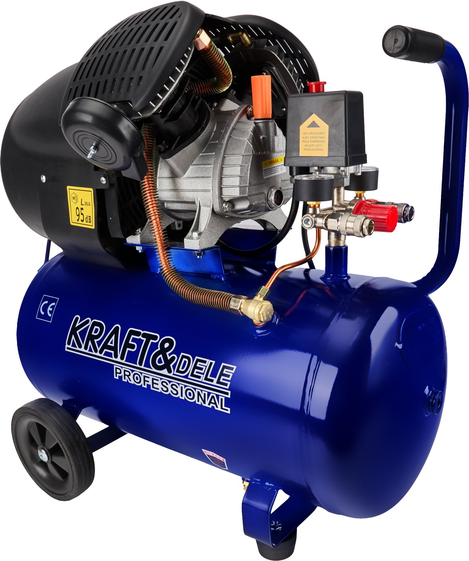 Tepalinis oro kompresorius 50 l 3,5 kW KD4049 - Image 2