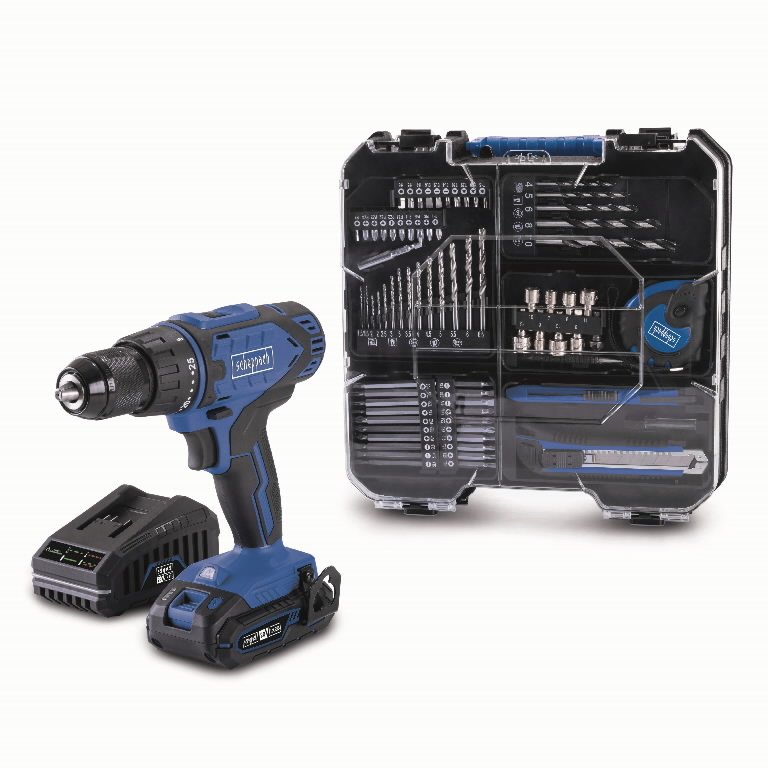 Mobilus meistro rinkinys C-DTB74/1-X, 74 priedai, Scheppach