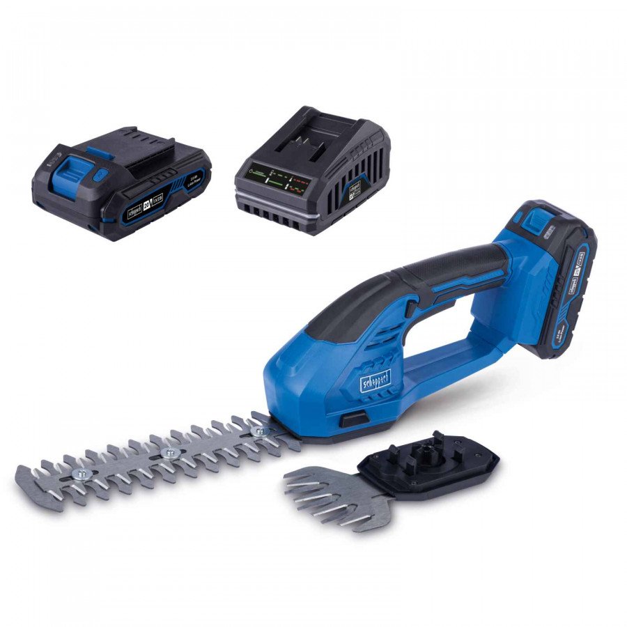 Akumuliatorinės vejos ir gyvatvorių žirklės C-HTGS200-X SET S, Scheppach