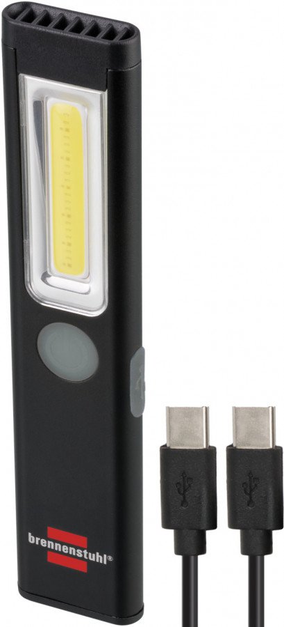 Rankinis šviestuvas PL 200 AC USB , įkraunamas, IP20, 200lm, Brennenstuhl