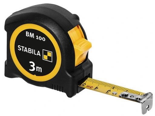 Ruletė II klasė BM 100 3m x 16 mm, Stabila