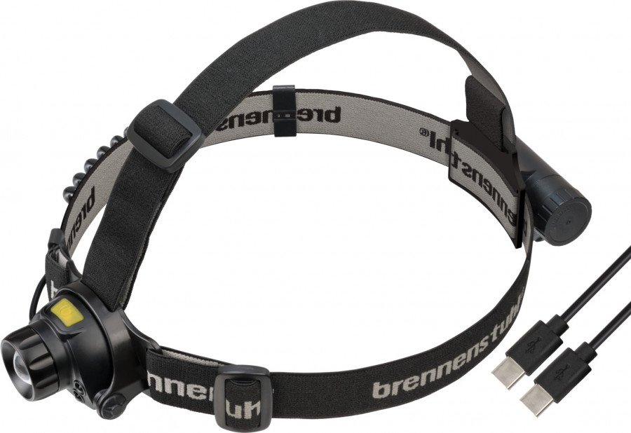 Žibintuvėlis ant galvos LED SL 400 AF USB IP44 400lm LI-ion, Brennenstuhl