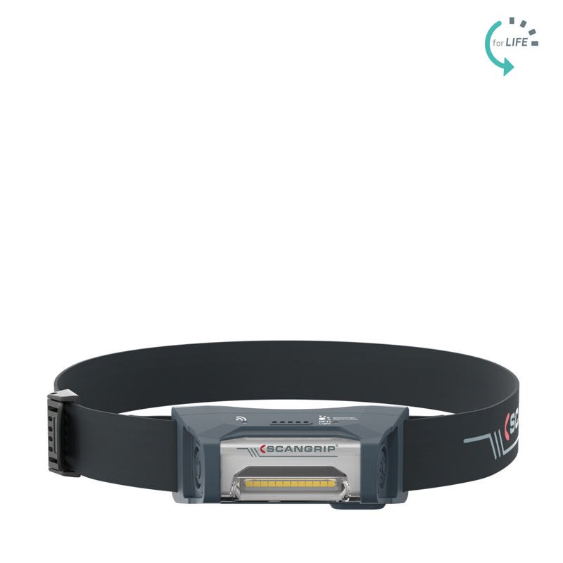 Žibintuvėlis ant galvos LED I-VIEW USB IP65 400lm, Scangrip