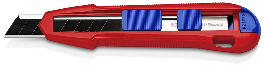 Peilis laužoma geležte18mm su ašmenų stabilizatoriumi, Cutix, Knipex