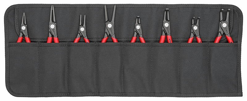 Replių vidiniams ir išoriniams žiedams komplektas 8 vnt., Knipex
