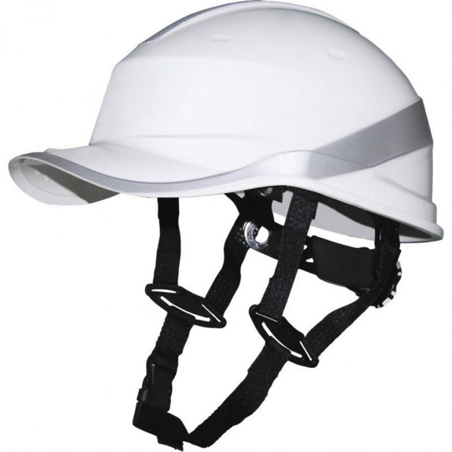 Apsauginis šalmas, Baseball, 1000 VAC/1500 VDC, balta DIAMON DIAMOND V UP, Delta Plus