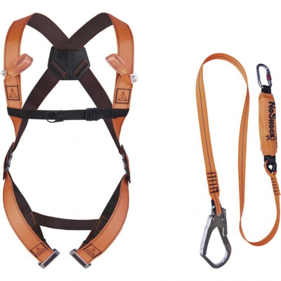 Kritimo stabdymo komplektas, Elara 190, darbui ant pastolių XL/XXL, Delta Plus