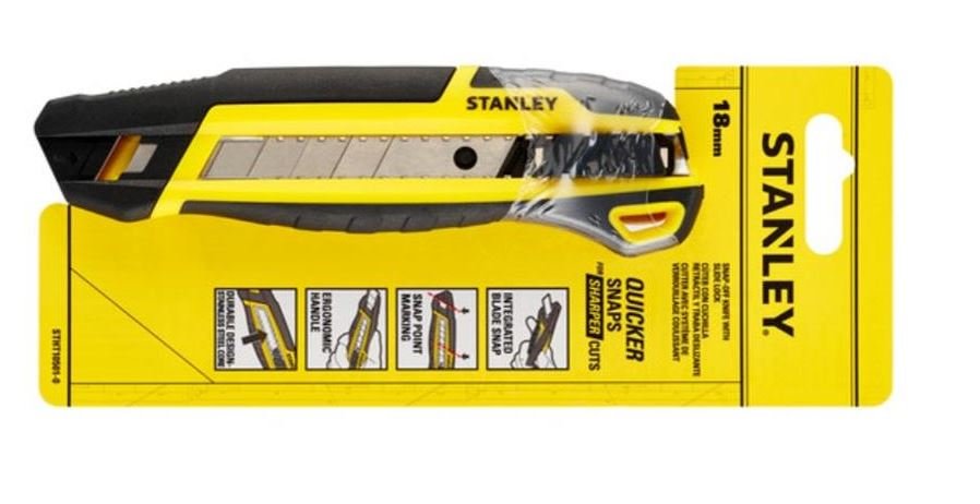 Peilis laužoma geležte 18mm, slankiojantis užraktas FATMAX, Stanley