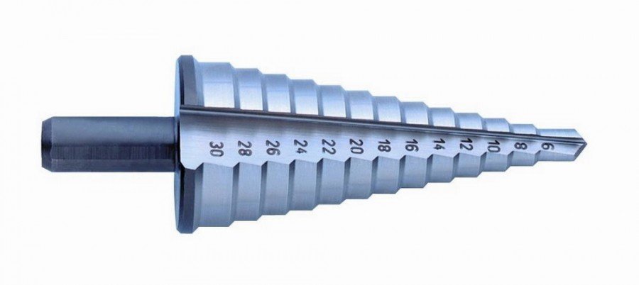 Pakopinis grąžtas HSS žingsnis 2mm 4-20mm, Exact